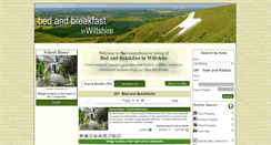 Desktop Screenshot of bedandbreakfastinwiltshire.info